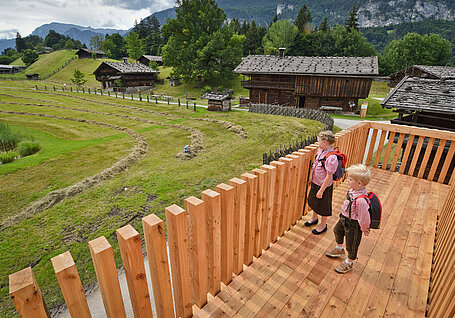 Aussichtsplattform im Museum Tiroler Bauernhöfe, (c) Alpbachtal Tourismus / Grießenböck Gabriele