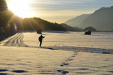 Die Langlaufloipe in Kramsach Moosen, (c) Alpbachtal Tourismus/Berger Bernhard