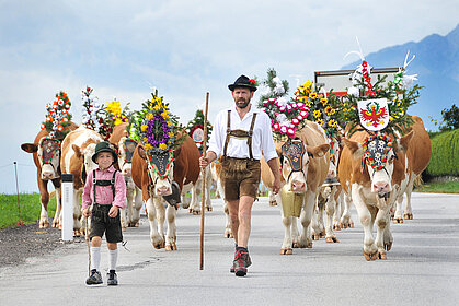 Almabtrieb, Reith im Alpbachtal, (c) Alpbachtal Tourismus/Grießenböck Gabriele