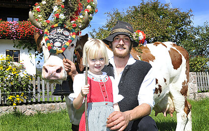 Almabtrieb, (c) Alpbachtal Tourismus/Grießenböck Gabriele