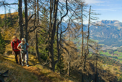 Wanderer am Gratlspitz Alpbach - Blick ins Inntal, (c) Alpbachtal Tourismus/Berger Bernhard