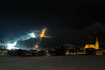Panoramaansicht Nachtskigebiet Reither Kogel., (c) Ski Juwel Alpbachtal Wildschönau